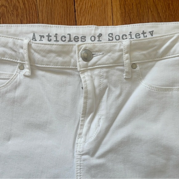 Articles of society White Skinny Jean mid rise 32 - Picture 3 of 7